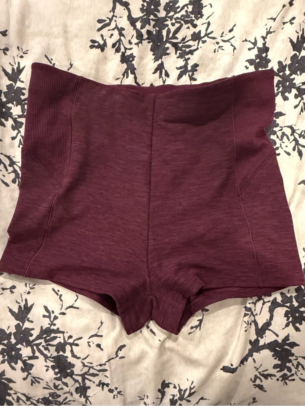 Victoria's Secret High-Waist Wine Stretch Shorts